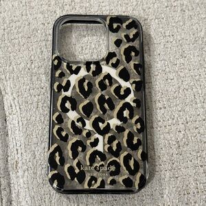 KATE SPADE IPHONE 14 PRO leopard case